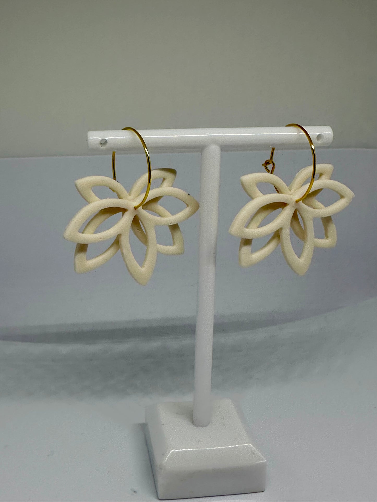 Coastal Bloom Hoop Earrings